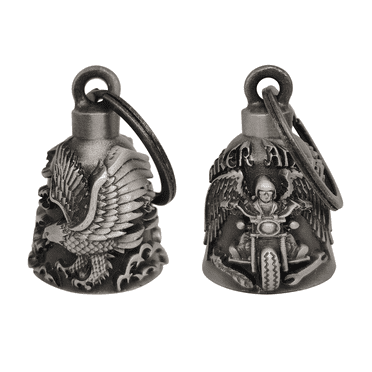 MOYOZZ Indian Skull Bell – Biker Good Luck Charm | Keychain Or Motorcycle Accessory