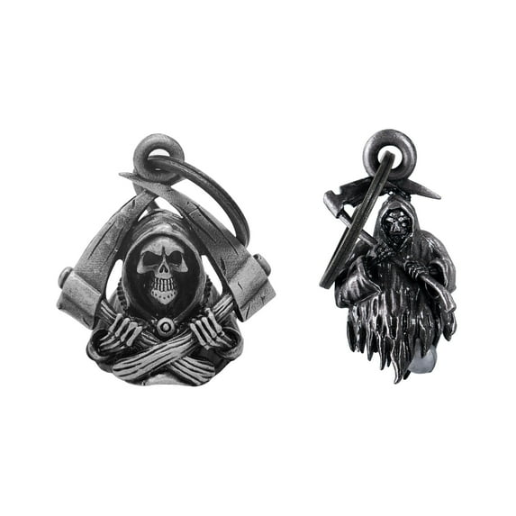 Dream Apparel 【2Pack】Motorcycle Bells for Biker Good Luck Riding Bells with Hanger Motorcycle Accessory or Keychain for Luck