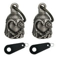 thumbnail image 1 of Dream Apparel 【2Pack】Motorcycle Bells for Biker Good Luck Riding Bells with Hanger Motorcycle Accessory or Keychain for Luck, 1 of 5