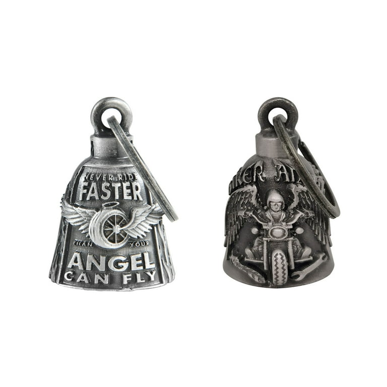 Dream Apparel 2Pack Motorcycle Bells for Biker Good Luck Riding Bells with Hanger Motorcycle Accessory or Keychain for Luck Walmart