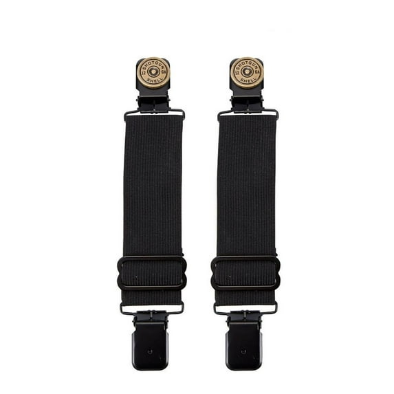 Dream Apparel Adjustable Boot Clips for Motorcycle Riding, Biker Boot Straps Elastic Pant Keeper