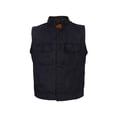 thumbnail image 1 of Dream Apparel Kids Motorcycle Vest Youth Classic Biker Vest Denim children Coats with Multiple Pockets Black, 1 of 6