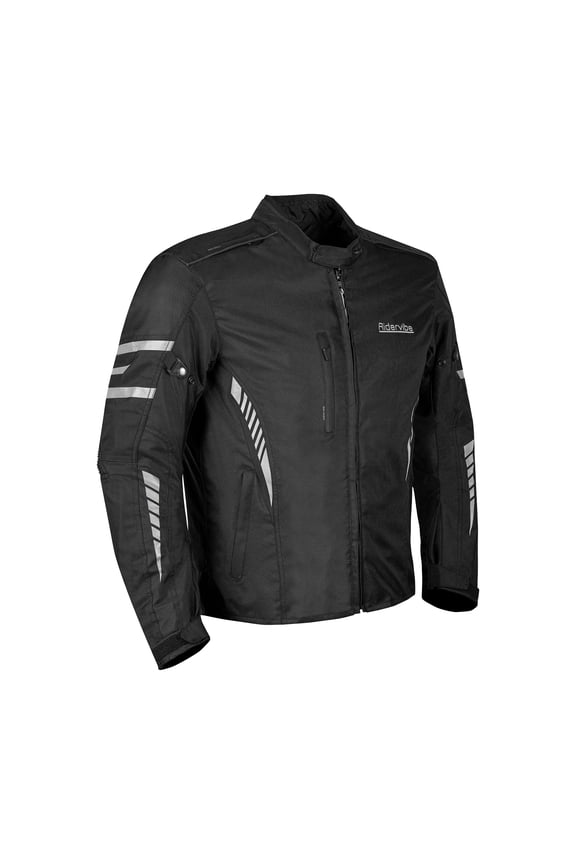 Men's All-season Motorcycle Jacket for Enduro Dualsport Riding with 600 D polyester, Armor Foam Padding, Visibility