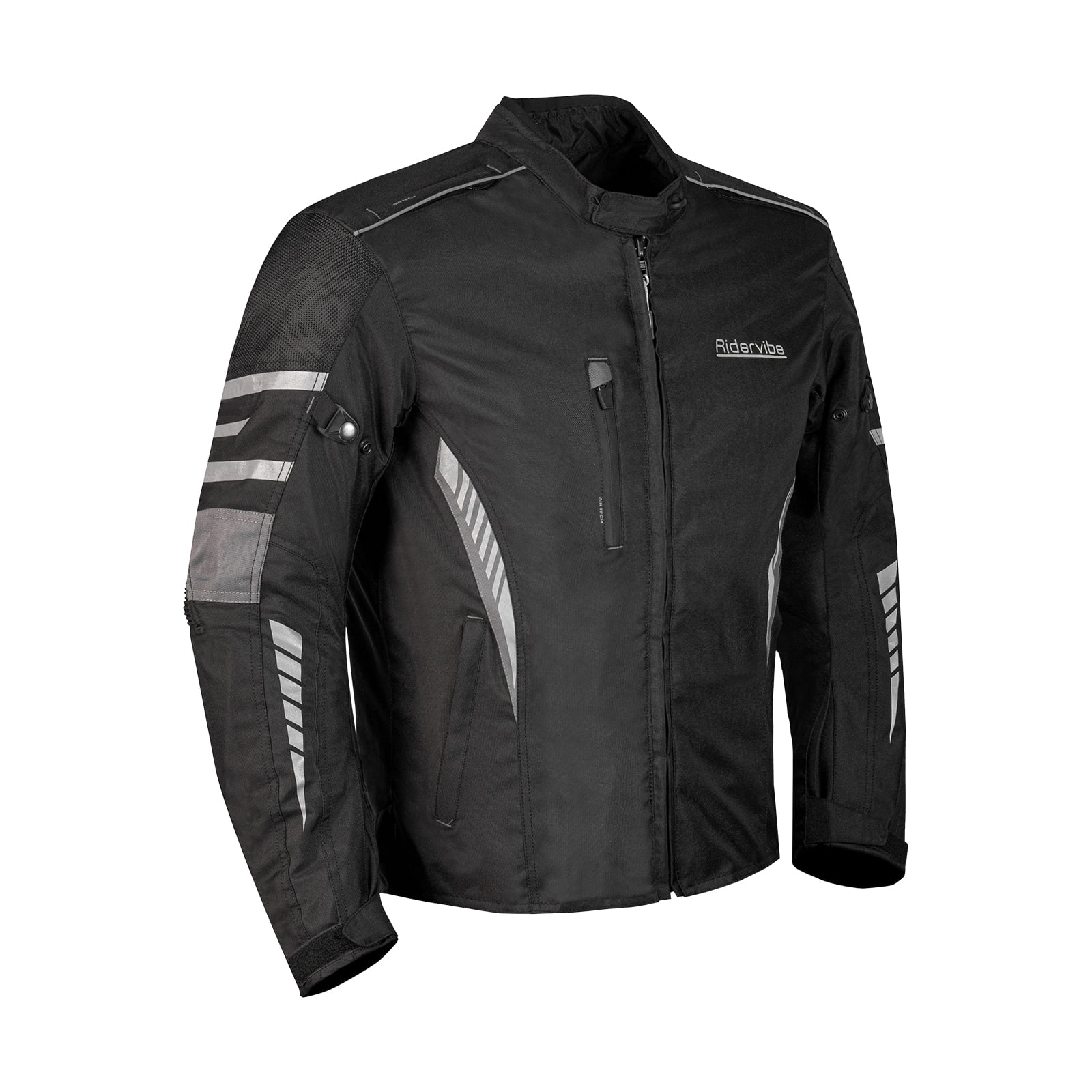 Dream Apparel Men's All-season Motorcycle Jacket for Enduro Dualsport Riding with 600 D polyester, Armor Foam Padding, Visibility