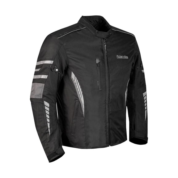 Dream Apparel Men's All-season Motorcycle Jacket for Enduro Dualsport Riding with 600 D polyester, Armor Foam Padding, Visibility