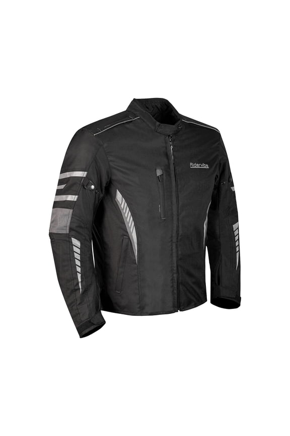 Men's All-season Motorcycle Jacket for Enduro Dualsport Riding with 600 D polyester, Armor Foam Padding, Visibility