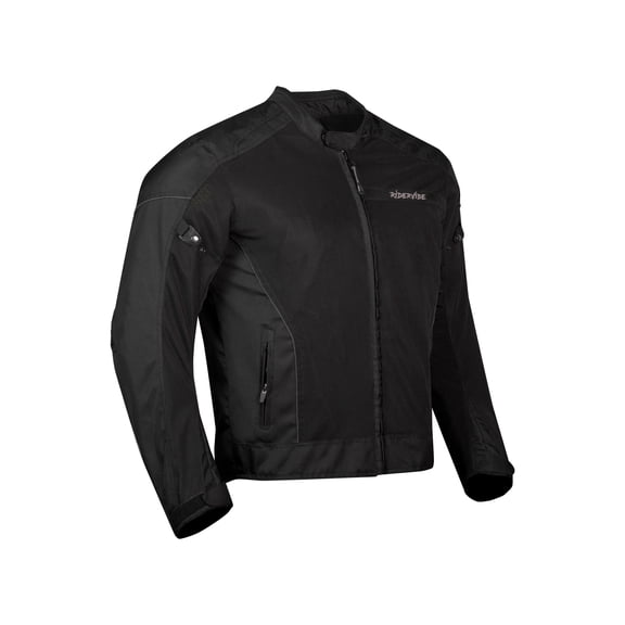 Dream Apparel Men’s Mesh Motorcycle Jacket with Removable Armor, Reflective Back Panel, Waterproof Zip-Out Lining