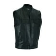 thumbnail image 1 of Dream Apparel Men's Leather Motorcycle Vest SOA Biker Club Vest For Riding, 1 of 8