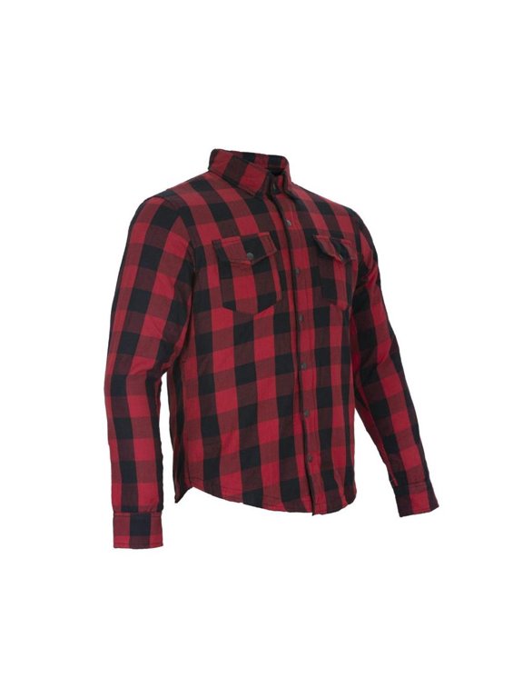 Men's Long Sleeve Casual Shirt Armored Buffalo Plaid Flannel Shirt 100 % Cotton