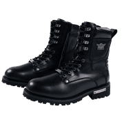 Dream Apparel Mens Motorcycle Boot Riding Combat Boots for rider Waterproof Biker Boots