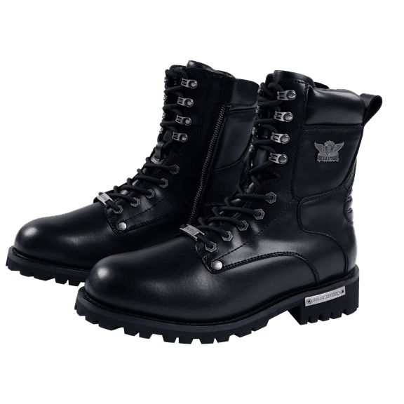 Dream Apparel Men's Motorcycle Boot Riding Combat Boots for rider Waterproof Biker Boots