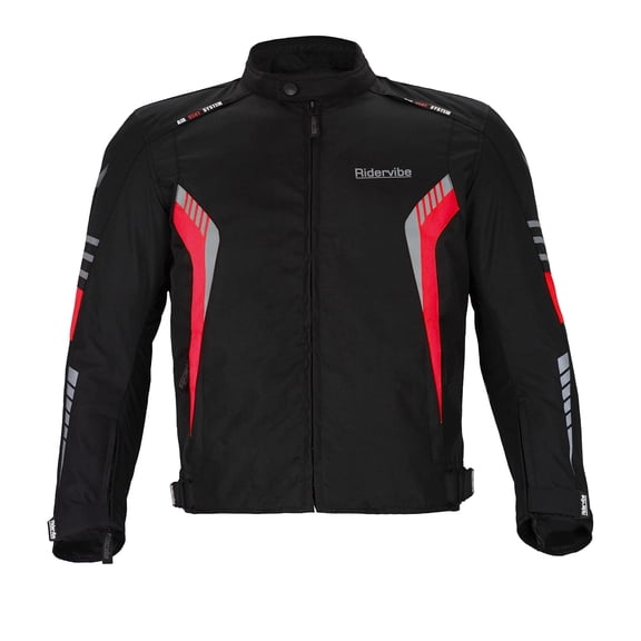 Dream Apparel Mens Motorcycle jacket Men's All-season Motorcycle Jacket for Enduro Dualsport Riding with Night Reflection, 600 D polyester, Armor Foam Padding
