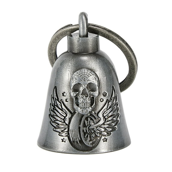 Dream Apparel Motorcycle Bell for Biker Good Luck Riding Bells with Hanger Motorcycle Accessory or Keychain for Luck Rider Gift