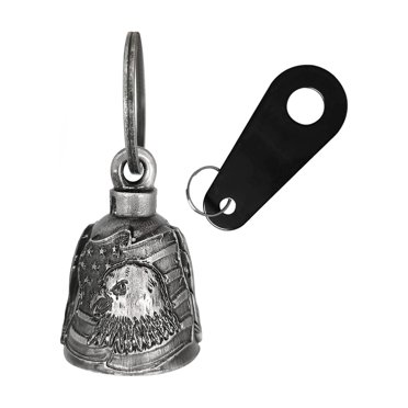 Sewroro Men Jewelry Necklace Motorcycle Bell Luck Gremlin Riding Bell