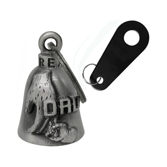 Dream Apparel Motorcycle Bell for Bikers, Biker Bell for Riders, Good Luck Riding Bell, Keychain, Moto Accessories