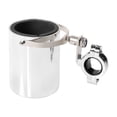 thumbnail image 1 of Dream Apparel Motorcycle Cup Holder, Chrome Handlebar Mount Cup Drink Water Bottle Holder for Motorcycle, Bike, 1 of 3