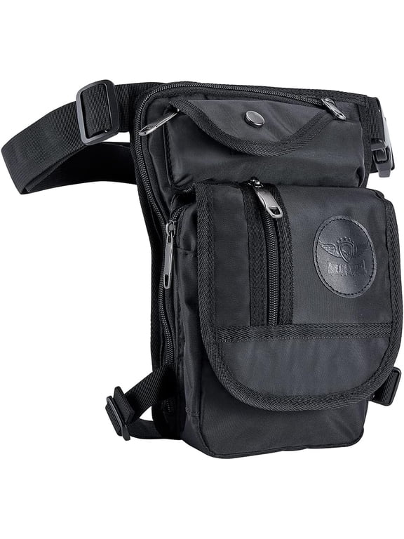 Motorcycle Drop Leg Bag for Outdoor Cycling, Multi-pocket Waist Pack Thigh Bag for Men, Bike Rider Climbing Hip Leg Bag