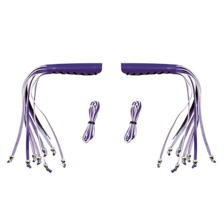 Dream Apparel Motorcycle Lever Cover PU Leather Fringed Brake Clutch Covers Universal Grip Tassels Motorcycle Handlebar Covers