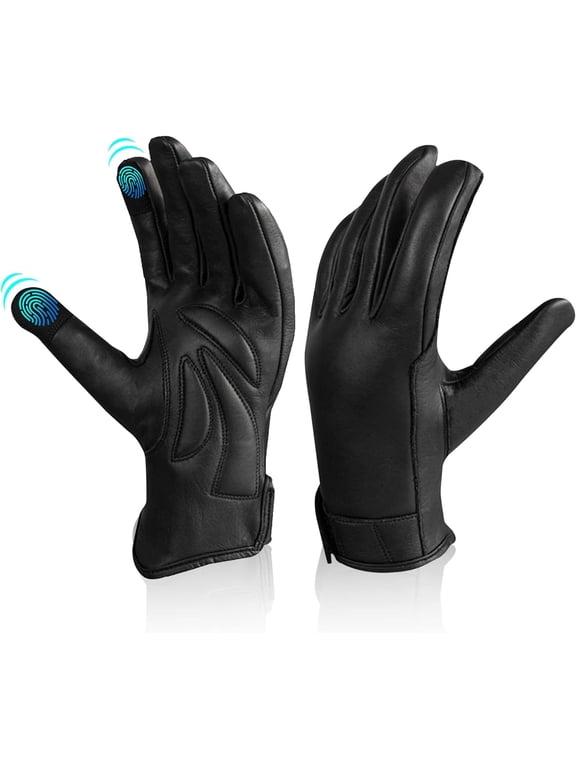 Motorcycle Riding Gloves for Men Women Biker W/ Touchscreen, Waterproof Full Finger Glove Motorbike, Cycling, Driving, Hiking
