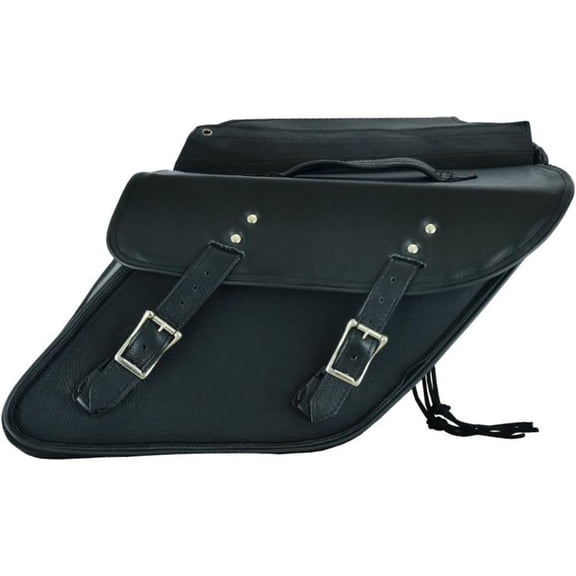 Dream Apparel Motorcycle Saddle Bags Motorcycle Luggage Bag with Gun Holsters For Softails Sportsters and Choppers Waterproof Luggage Bags For Motorcycle