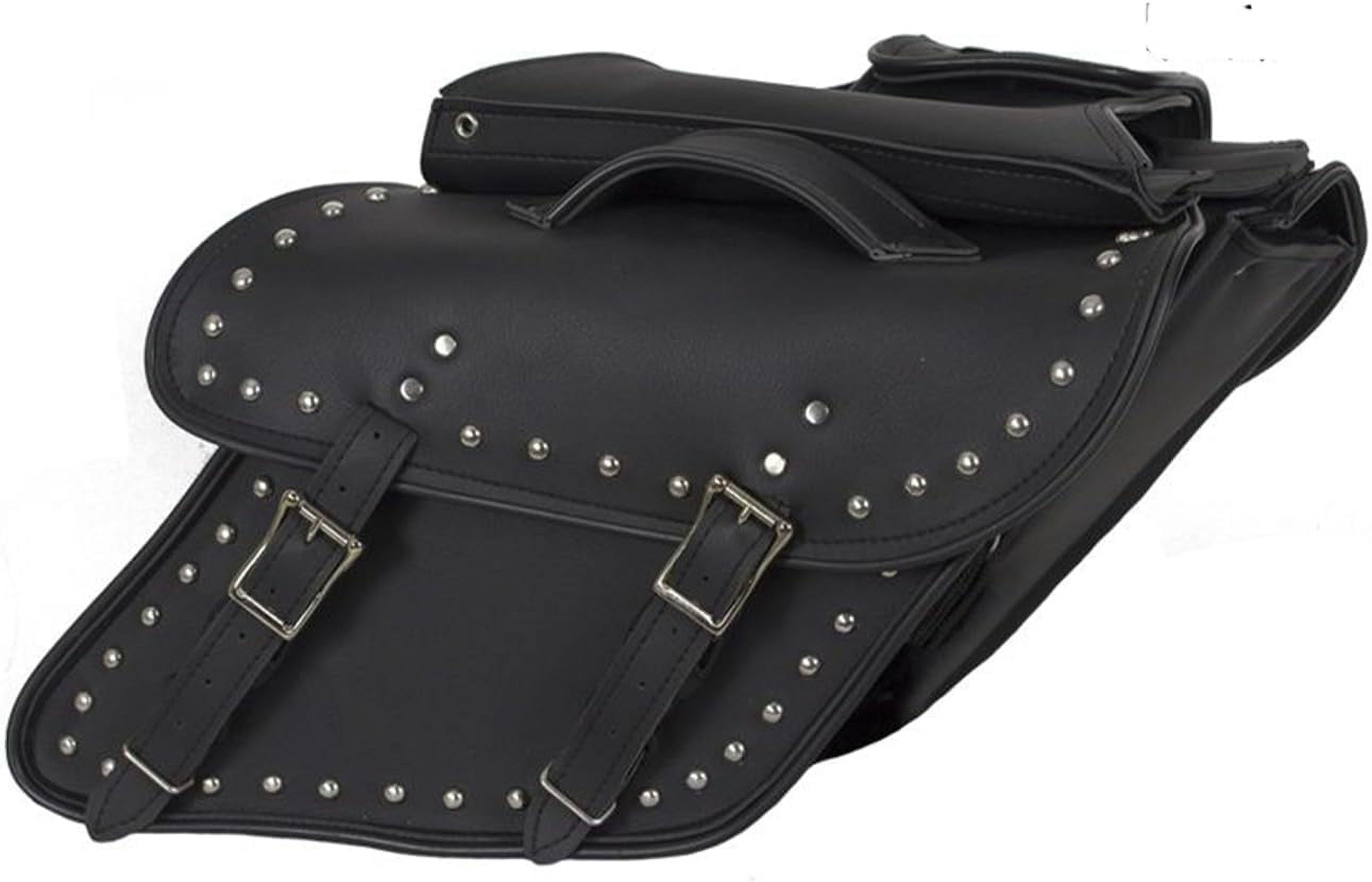 Dream Apparel Motorcycle Saddle Bags Motorcycle Luggage Bag with Gun