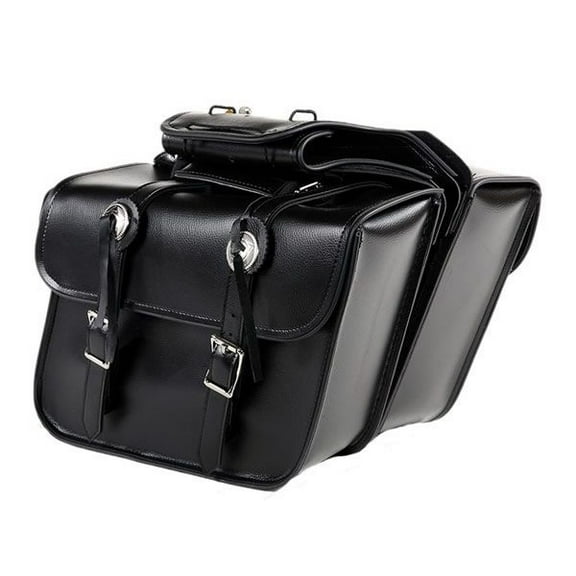 Dream Apparel Motorcycle Saddle Bags PU Leather Motorcycle Saddlebag Waterproof Luggage Bags For Motorcycle SD4006