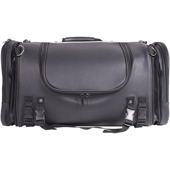 Dream Apparel Motorcycle Tool Bag Handlebar Bag Universal Motorcycle Fork Bag Saddlebags Sissy Bar Storage Tool Bag for Motorcycle Black