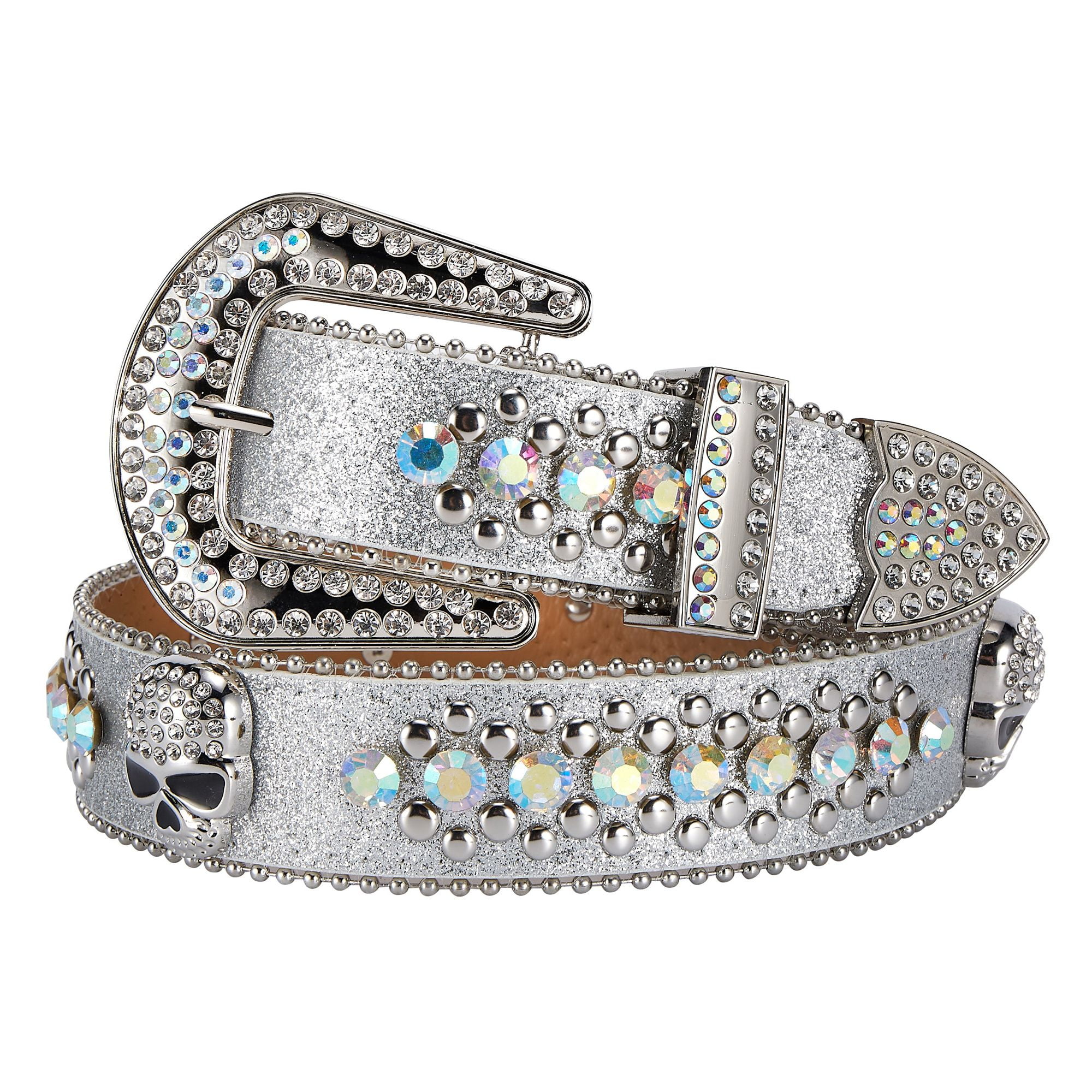 Dream Apparel Rhinestone Belt for Men and Women, Western Cowgirl