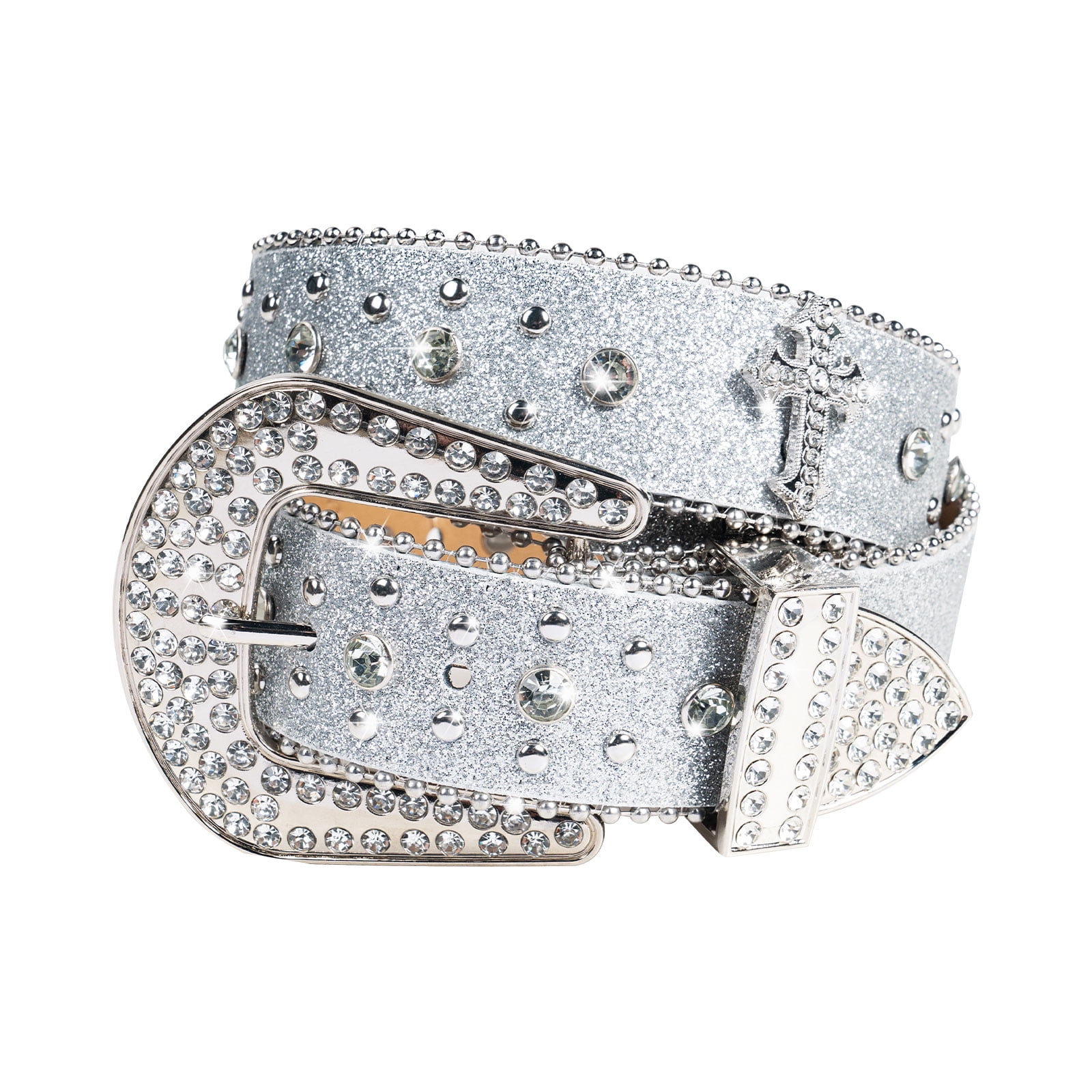 Dream Apparel Rhinestone Belt for Men and Women, Western 