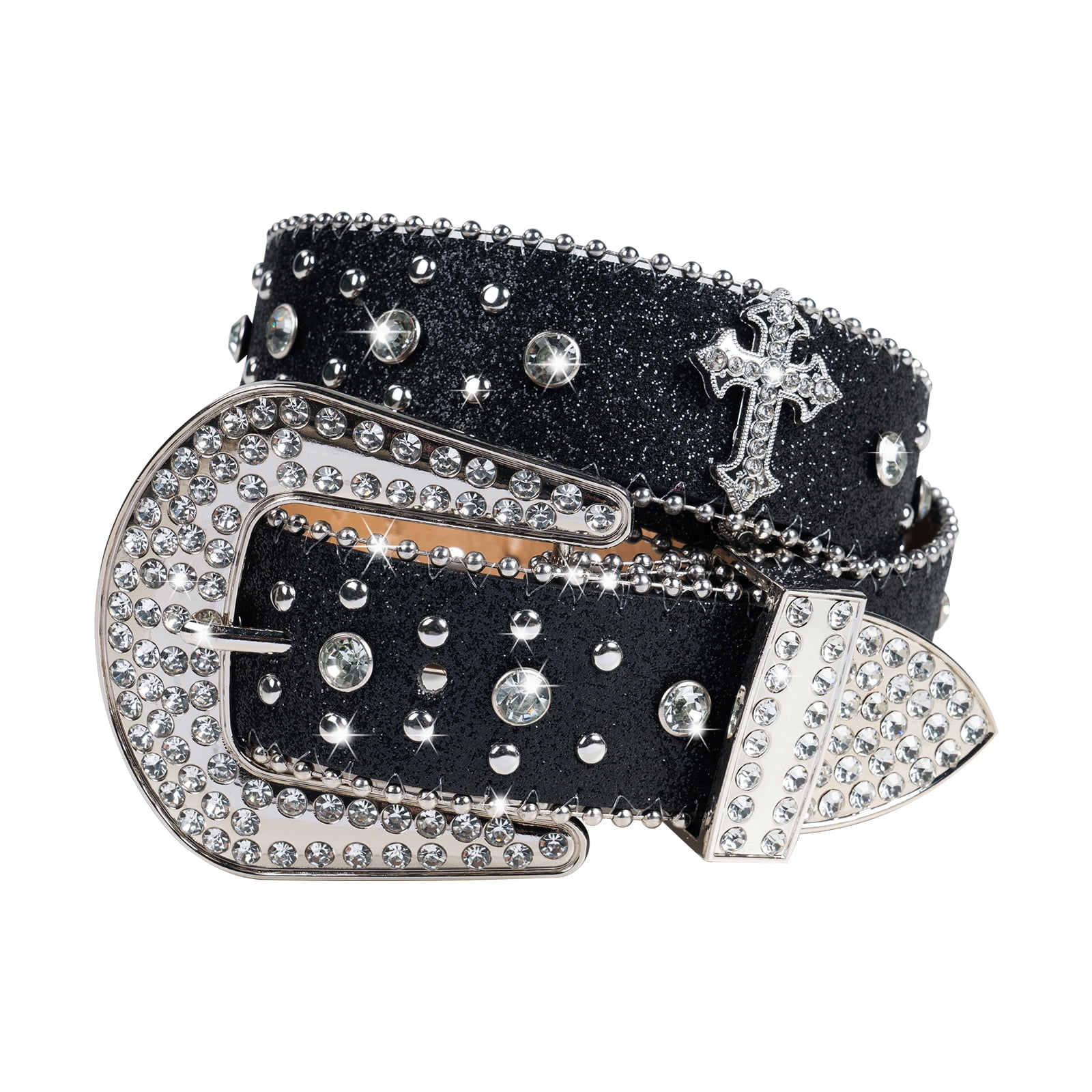 Dream Apparel Rhinestone Belt for Men and Women, Western