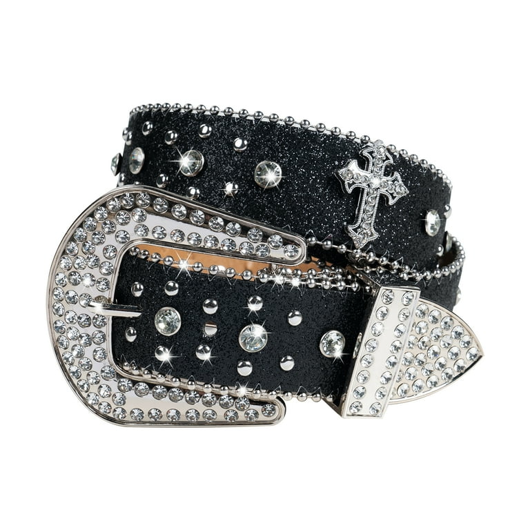 Dream Apparel Rhinestone Belt for Men and Women, Western Cowgirl