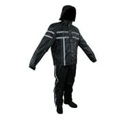 DREAM APPAREL Textile Two-Piece Rain Suits Waterproof Rain Gear for Men Women Heavy Duty Rain Coat Jacket and Pants Overalls