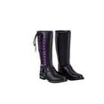 thumbnail image 1 of Dream Apparel Women's Motorcycle Riding Boots Knee High Boots Biker Boots Lace Up, 1 of 5