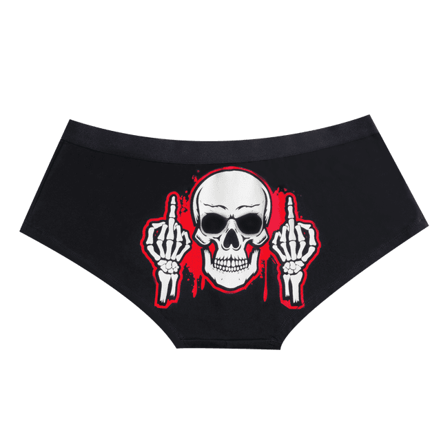 Dream Apparel Womens Sexy Printed Black Boyshorts Yoga Booty Shorts