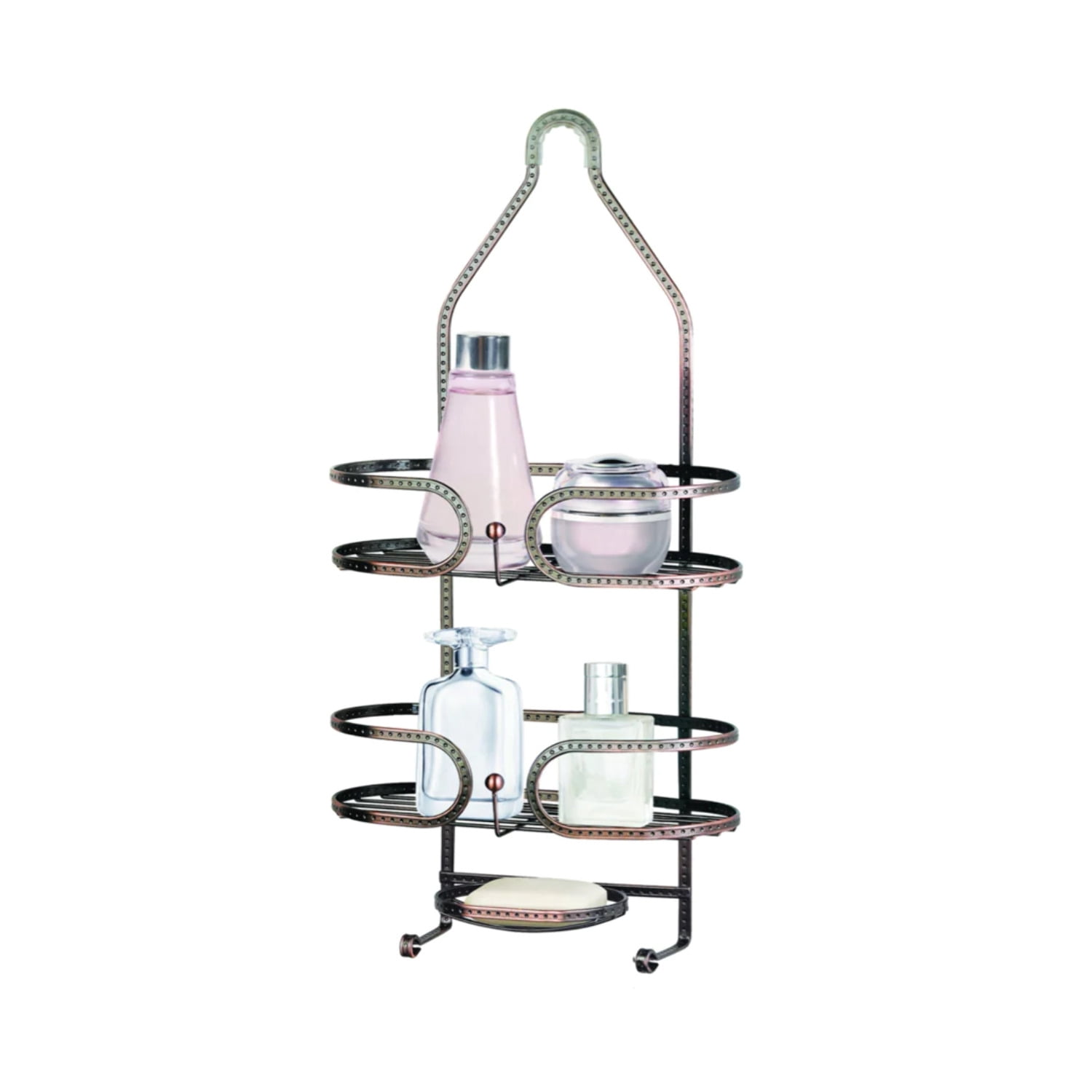 Dream Bath Extra Deep 3 Shelf Bathroom Shower Caddy with Copper ...