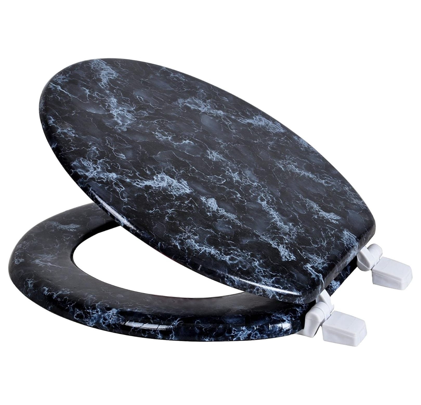 Dream Bath Heavy Duty Round Toilet Seat with non-slip seat and quick ...
