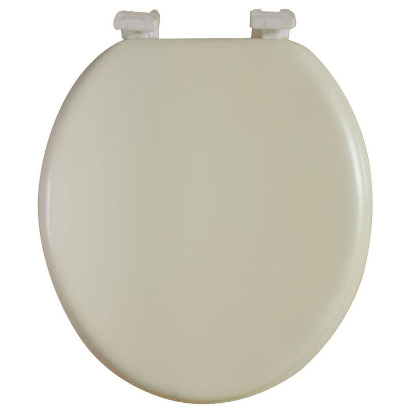 Dream Bath Soft Cushioned Round Front Toilet Seat with nonslip seat