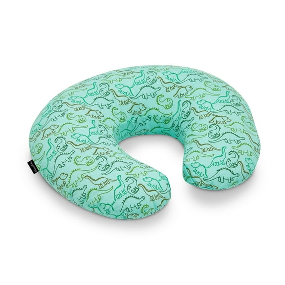 Dream On Me Beeboo Nursing Pillow and Positioner, Breastfeeding and Bottlefeeding Pillow, Removable and Washable Pillow Cover, Soft and Breathable Fabric in Green