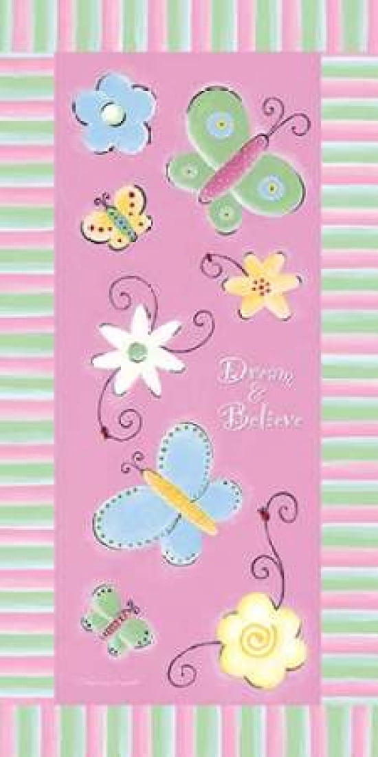 Dream & Believe Canvas Art - Stephanie Marrott (10 x 20)
