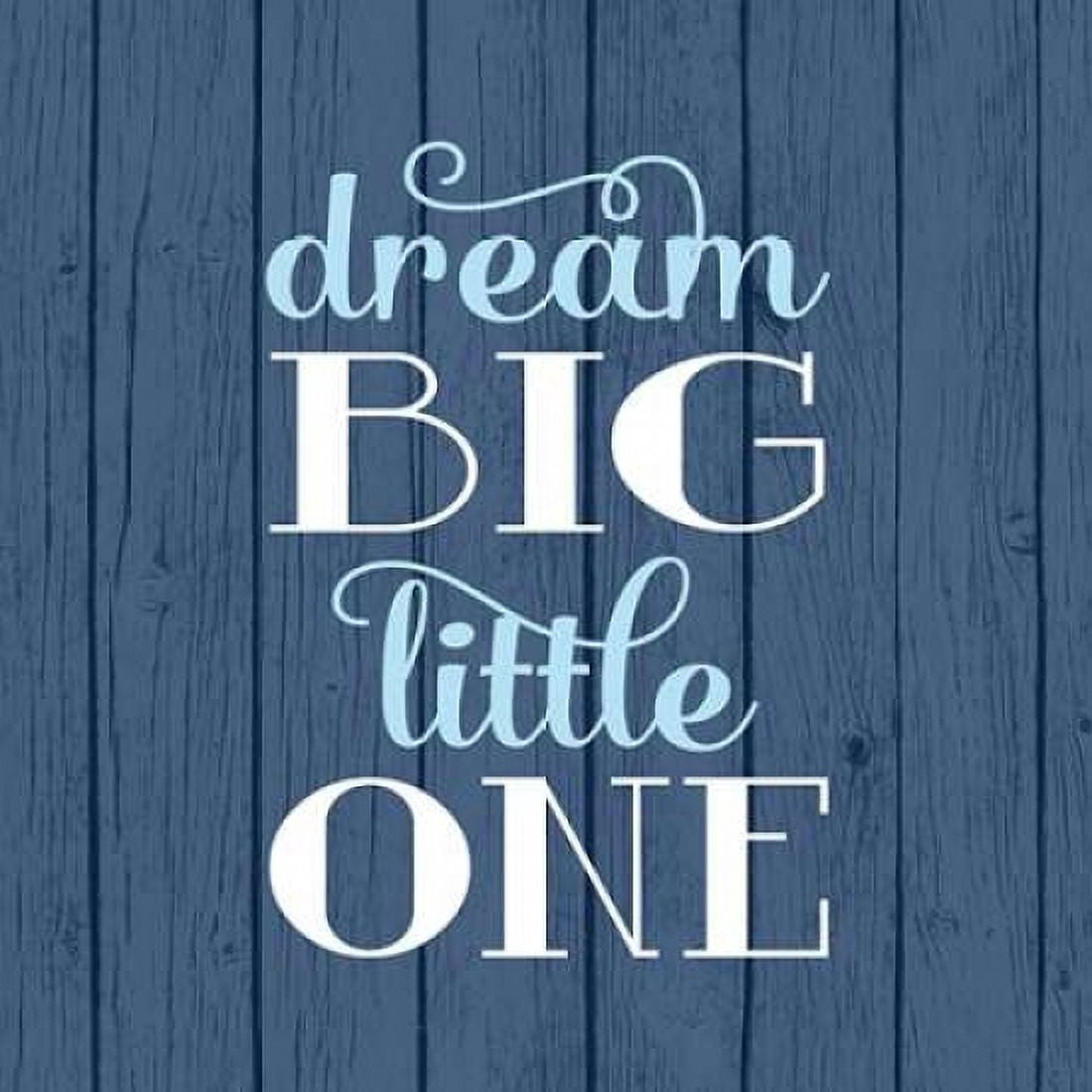 Dream Big - Boy Canvas Art - Tamara Robinson (24 x 24)