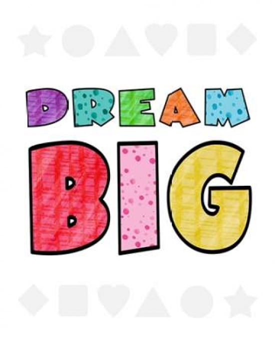 Dream Big Canvas Art - Amy Cummings (24 x 30)