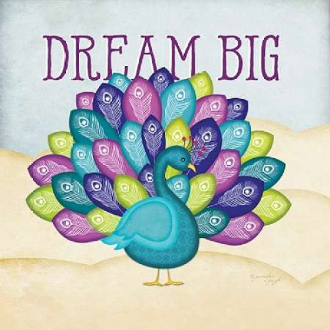 Dream Big Canvas Art - Jennifer Pugh (24 x 24)