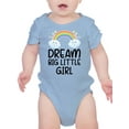 thumbnail image 1 of Dream Big Little Girl Bodysuit Infant -Smartprints Designs,  18 Months, 1 of 4