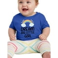 thumbnail image 1 of Dream Big Little Girl T-Shirt Infant -Smartprints Designs,  12 Months, 1 of 4