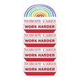 thumbnail image 1 of Nobody Cares Work Harder Inspirational Teen Motivational Quote Vinyl Decal Wall Art Sticker Designs Vinyl Stickers For Home House Walls Rooms Windows Bedroom Decoration Size (28x28 inch), 1 of 3