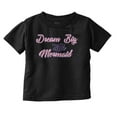 thumbnail image 1 of Dream Big Little One Mermaid Cute Youth T Shirt Tee Girls Infant Toddler Brisco Brands 12M, 1 of 5