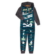 Dream Big Peace Out Boys Halloween Glow In The Dark Zombie One Piece, Sizes 4-16