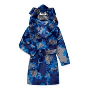 Dream Big Peace Out Boys and Girls Cozy Animal Print Robe, Sizes 4-16