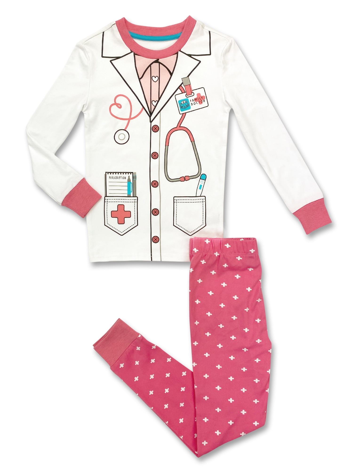 Dream Big Peace Out Boys and Girls Occupation Pajama Sleep Set 2 Piece Sizes 4 8 Walmart