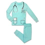 Dream Big Peace Out Boys and Girls Occupation Pajama Sleep Set, 2-Piece, Sizes 4-8